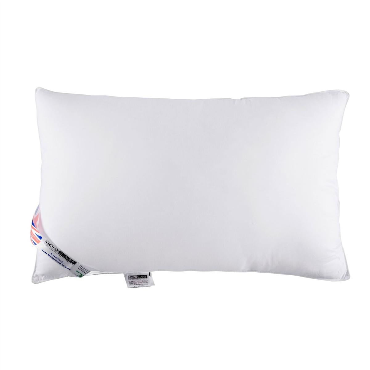 Anti Bacterial Pillow Super Microfibre Extra Fill - White – image 2