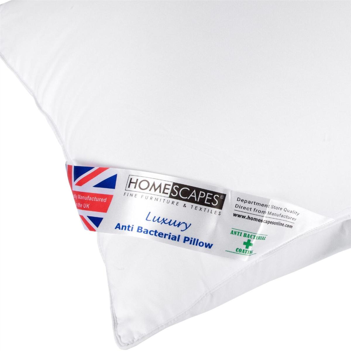 Anti Bacterial Pillow Super Microfibre Extra Fill - White – image 3