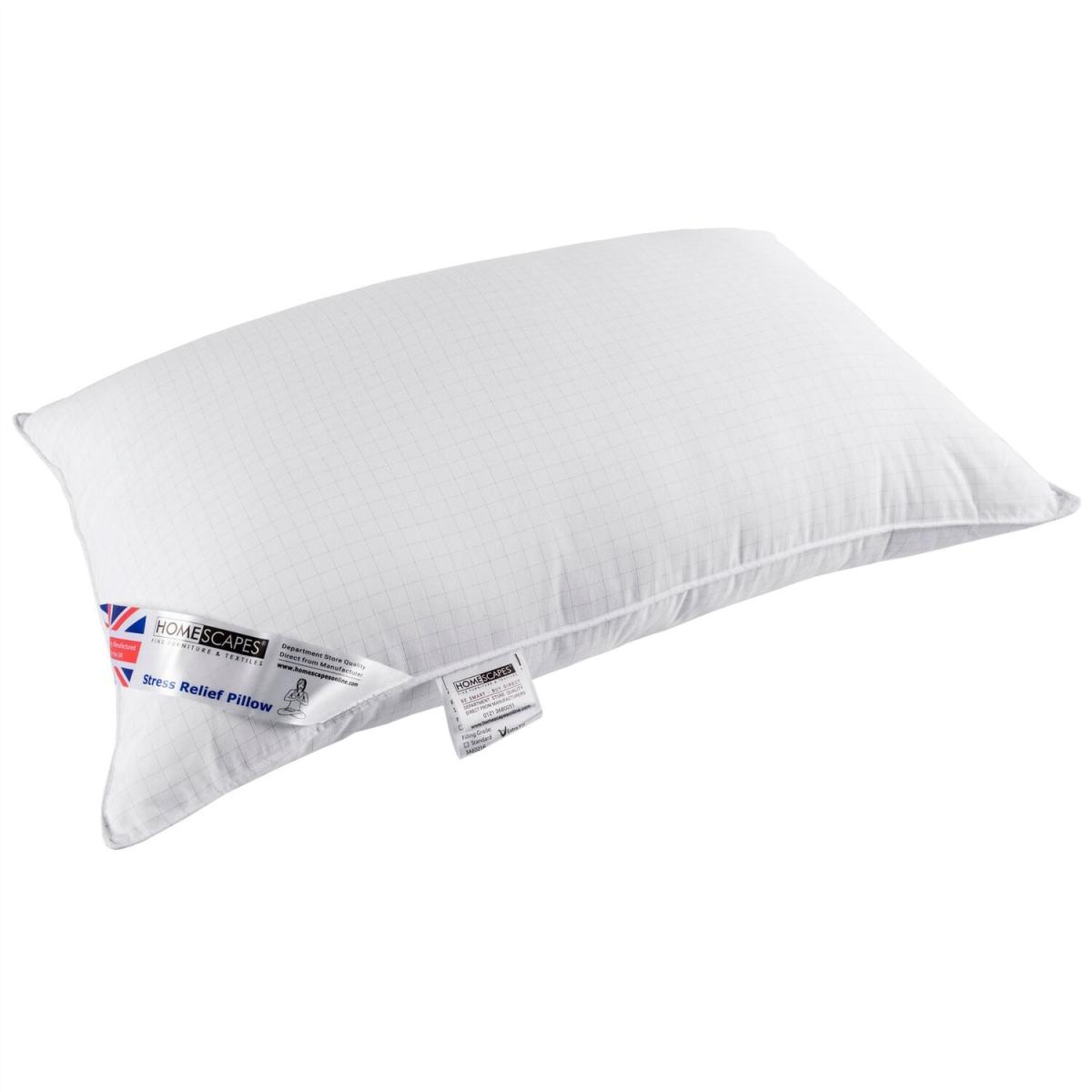 Anti Stress Pillow Super Microfibre Extra Fill - White – image 5