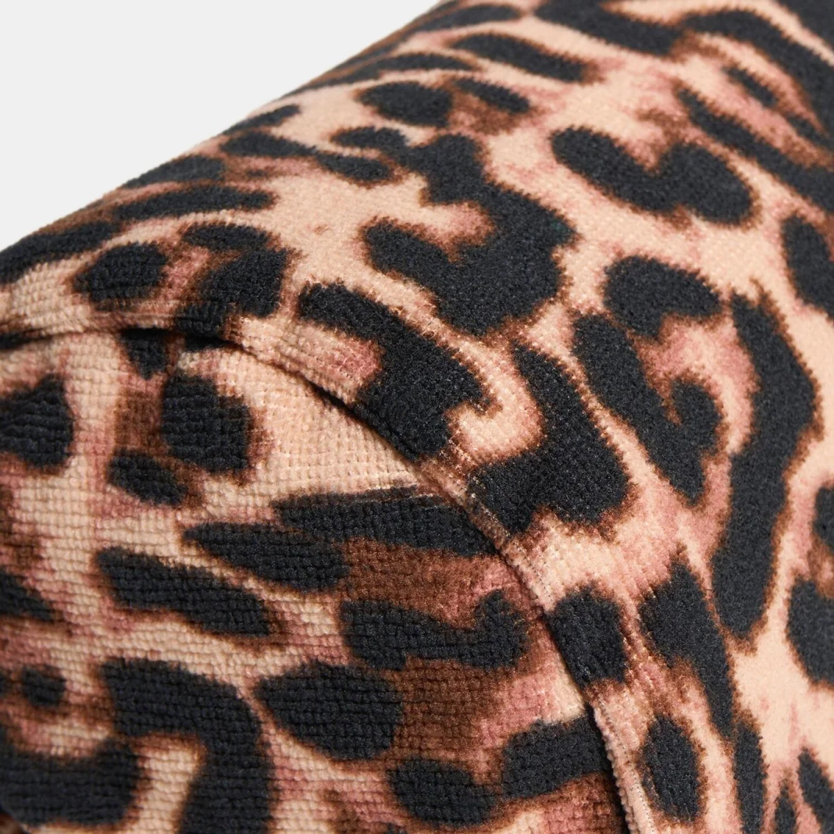 OHS Leopard Print Inflatable Beach Bolster Pillow - Natural – image 4