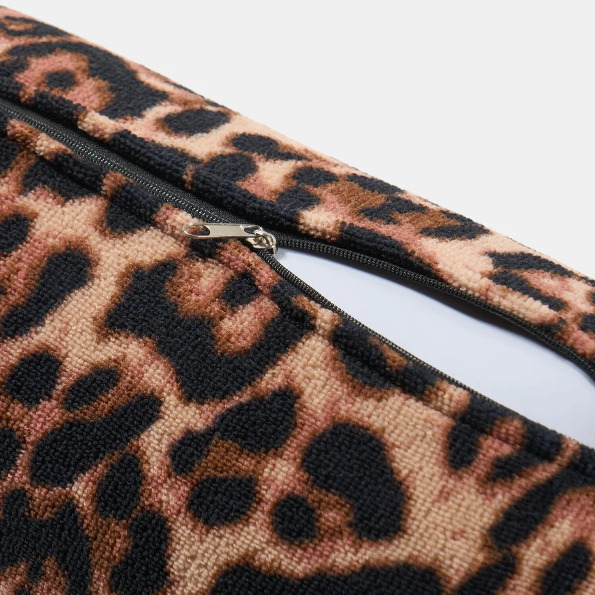 OHS Leopard Print Inflatable Beach Bolster Pillow - Natural – image 5