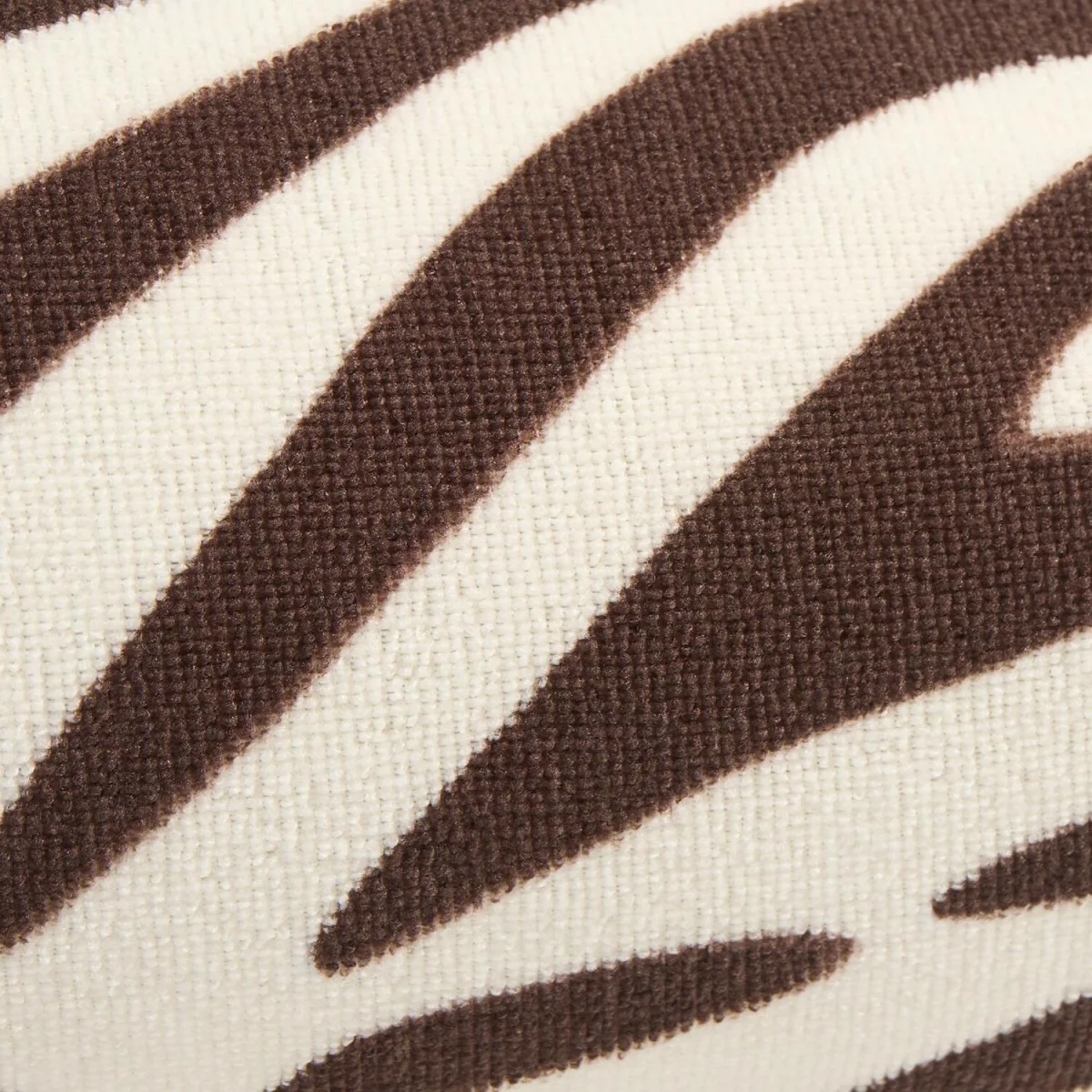 OHS Zebra Print Inflatable Beach Bolster Pillow - Brown/Cream – image 6
