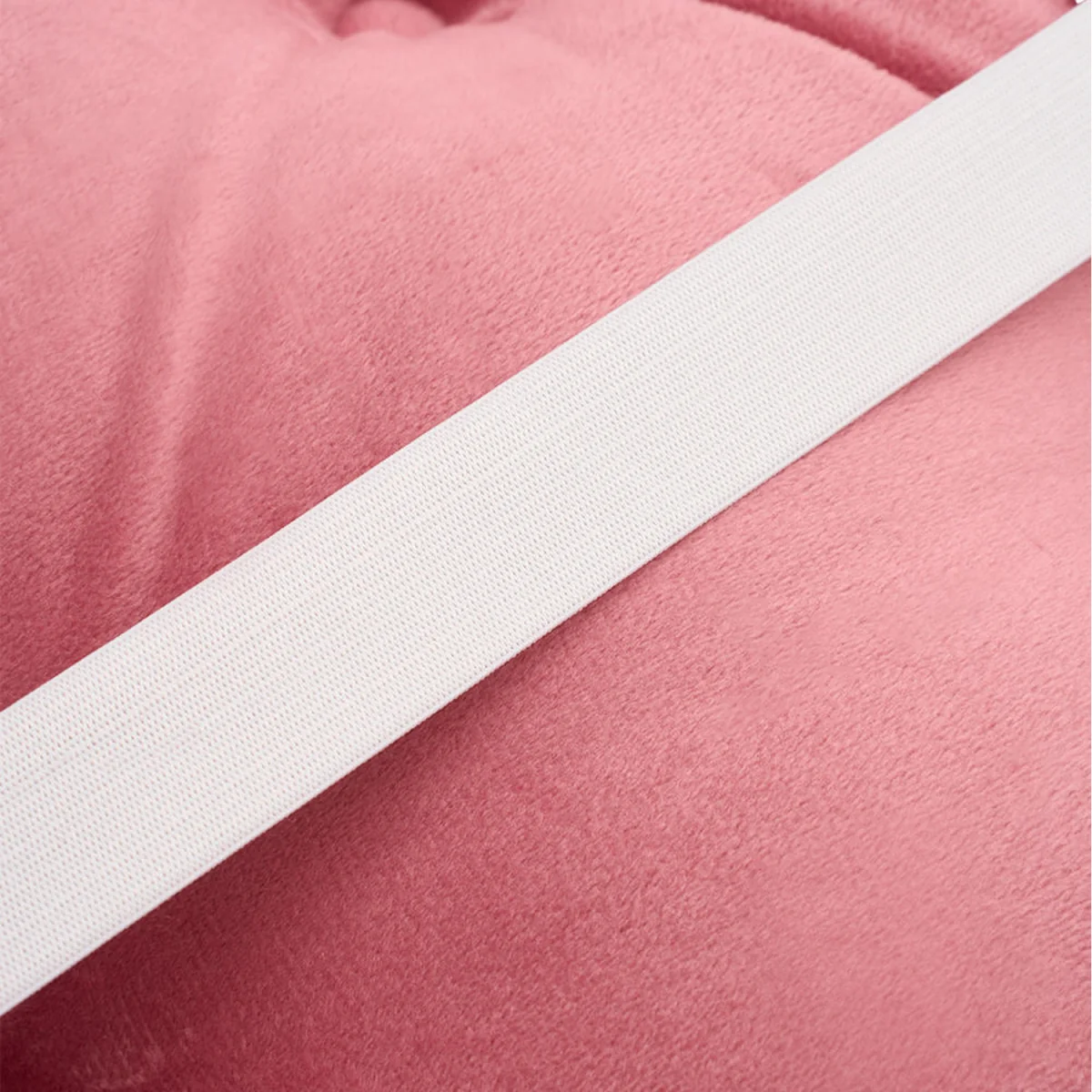 Crown-Shaped Tufted Headboard Pillow - Dusty Rose / 90cm – image 5