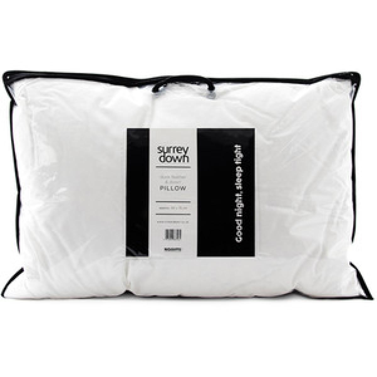 Duck Feather and Down Pillow Collection - White / Soft/Medium / 65cm / Non Returnable if used – image 4