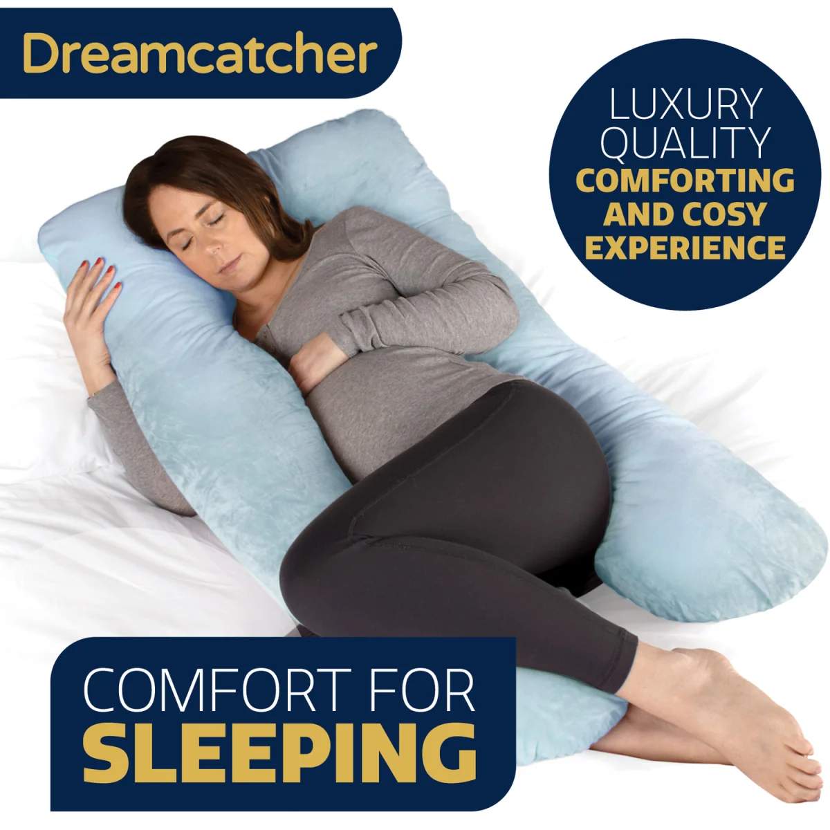 Pregnancy Pillow - Blue – image 3