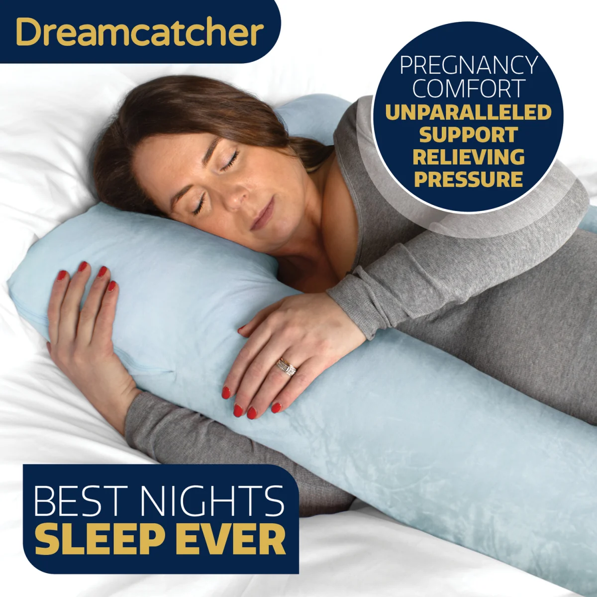 Pregnancy Pillow - Blue – image 4