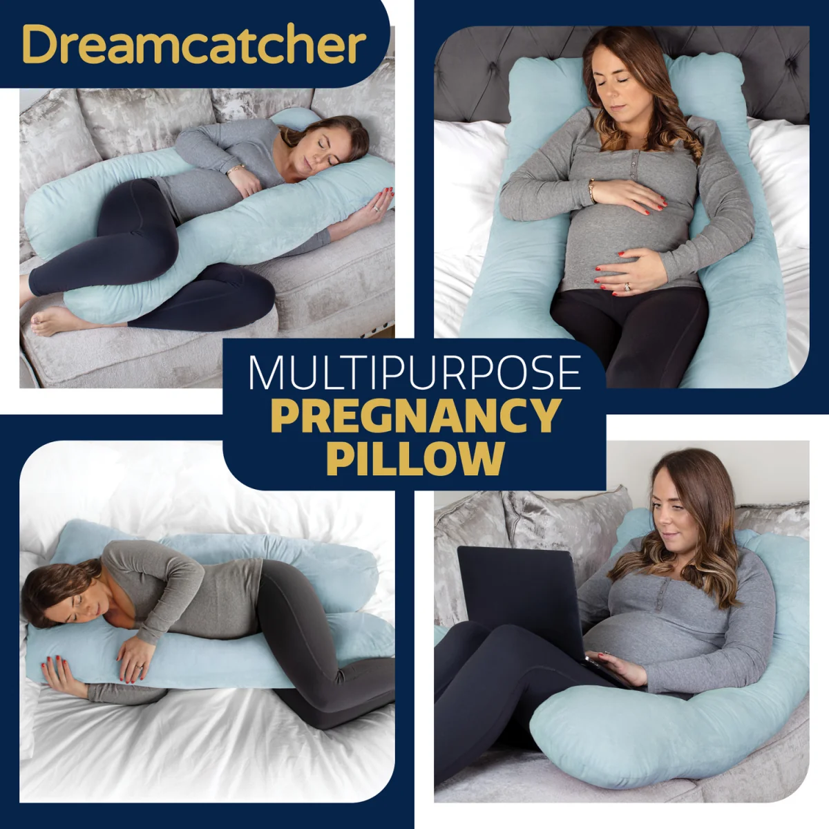 Pregnancy Pillow - Blue – image 5