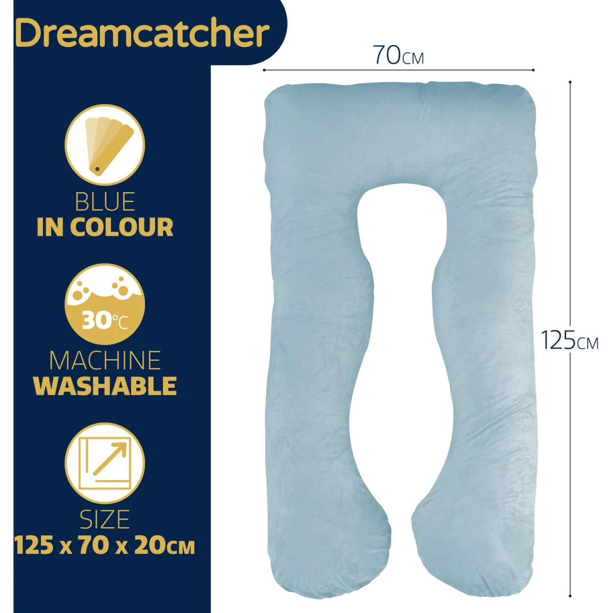 Pregnancy Pillow - Blue – image 6