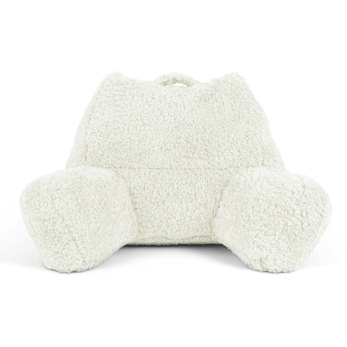 Berber Fleece Bean Filled Reading Support Pillow - Cream – image 2