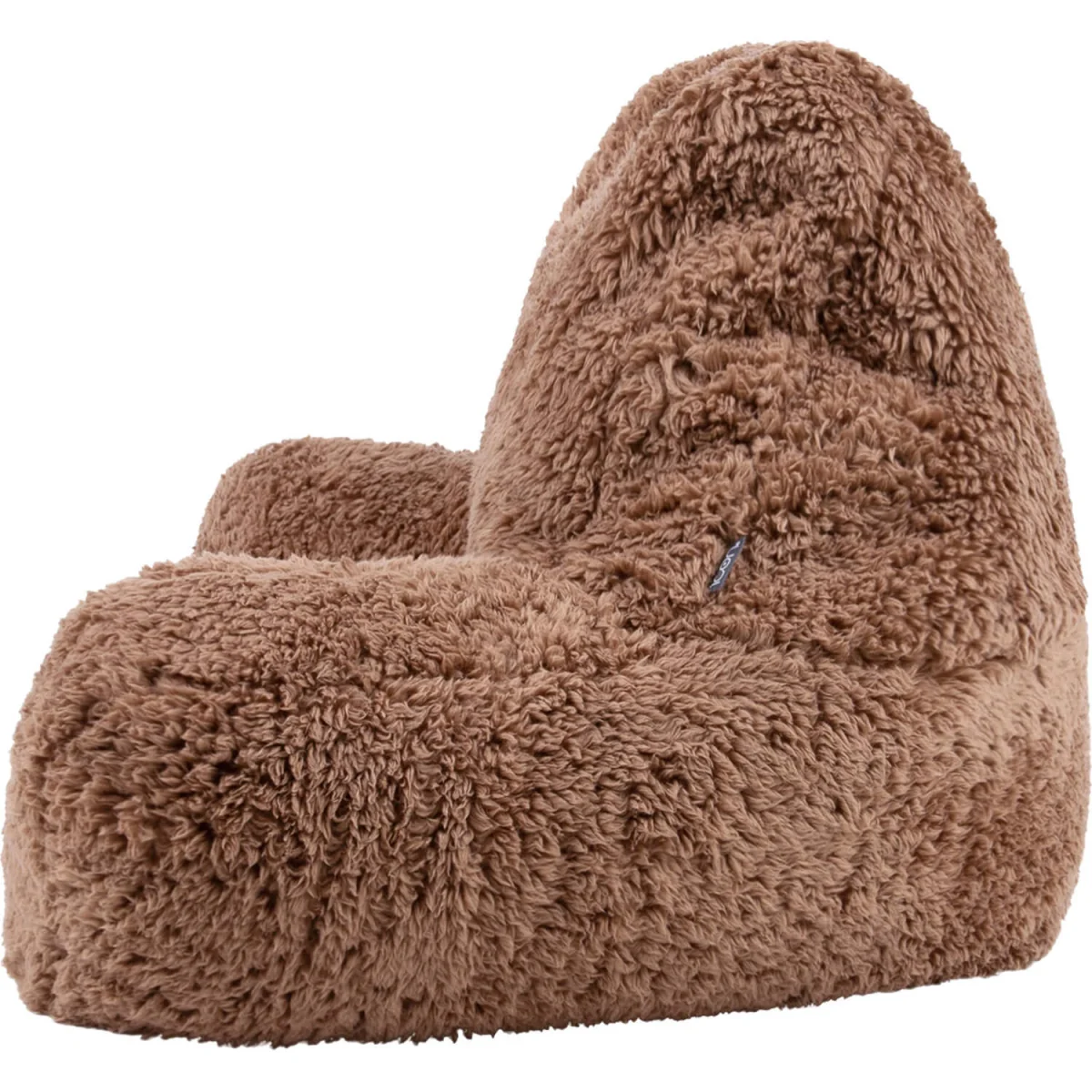 Berber Fleece Bean Filled Reading Support Pillow - Brown – image 4