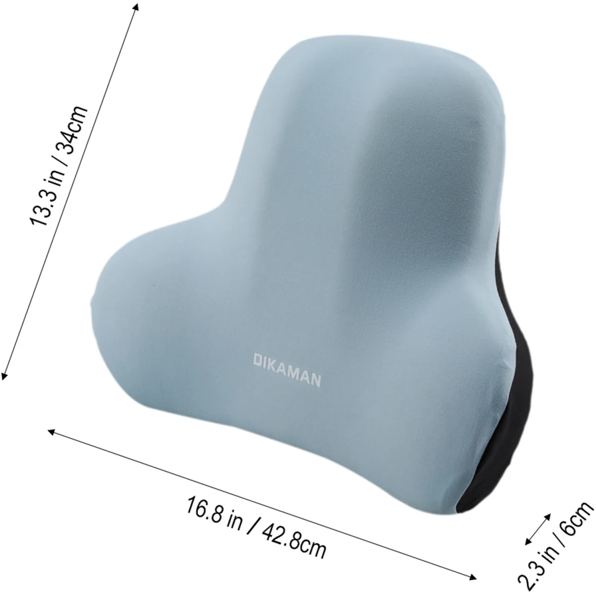 Comfortable and Breathable Lumbar Support Pillow - Blue – image 3