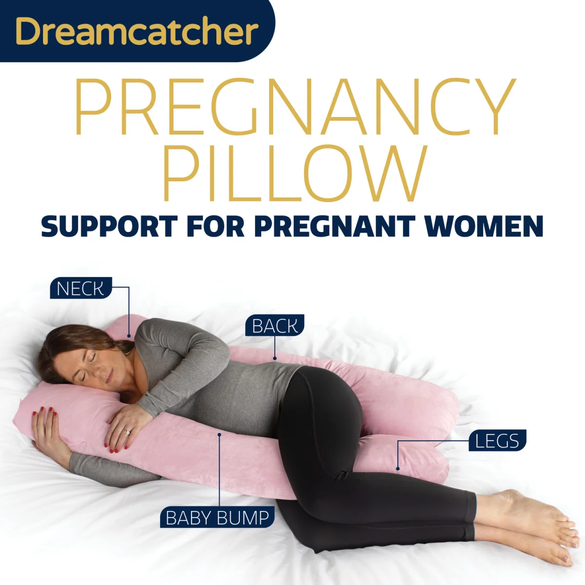 Pregnancy Pillow - Pink – image 3