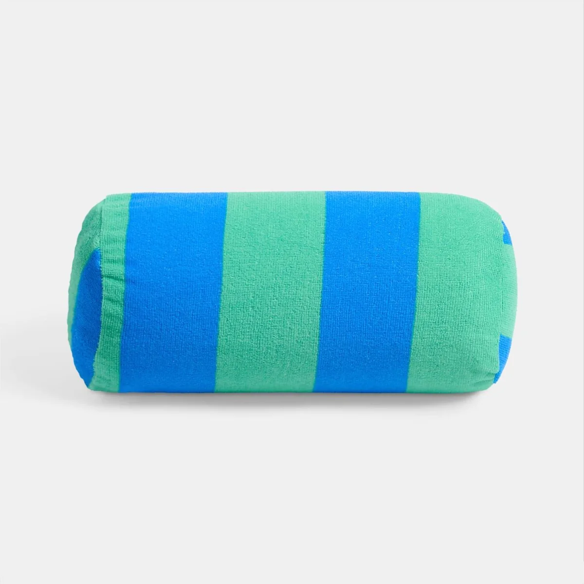 OHS Stripe Inflatable Beach Bolster Pillow - Blue/Green – image 3