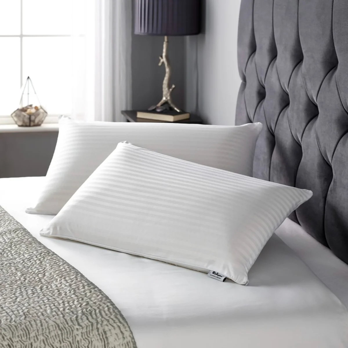Superior Comfort Slim Latex Pillow - White