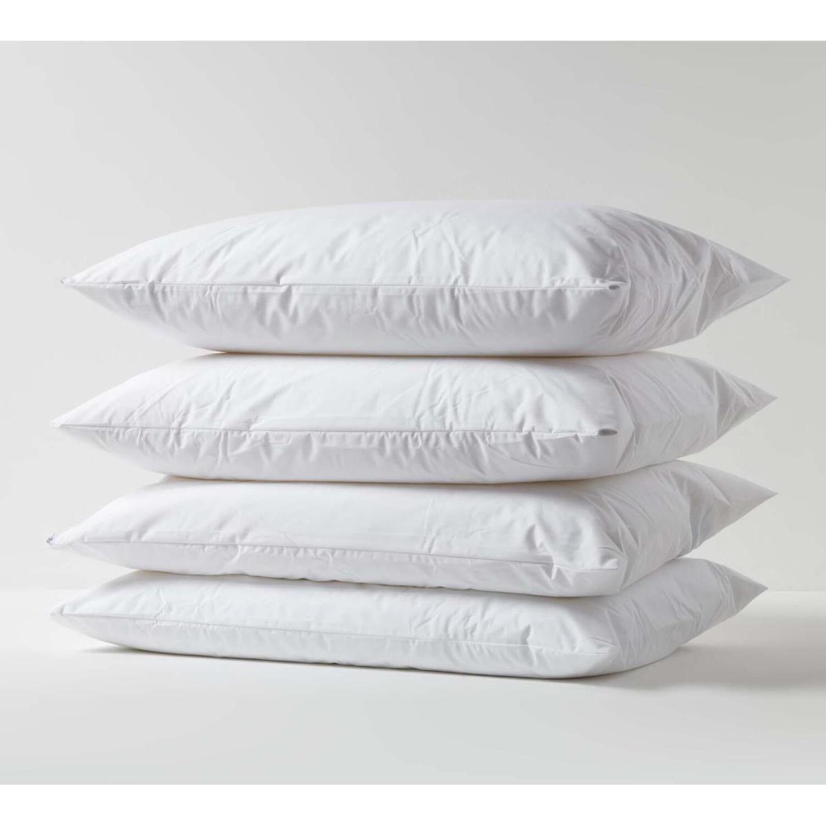Polypropylene Waterproof Pillow Protectors Pack of 4 - White / Single – image 2
