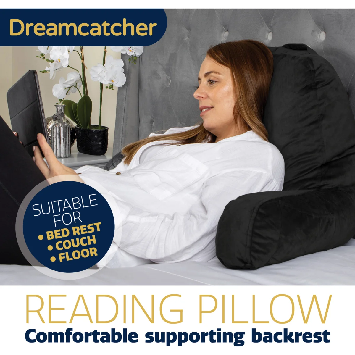 Reading Pillow - Black – image 2