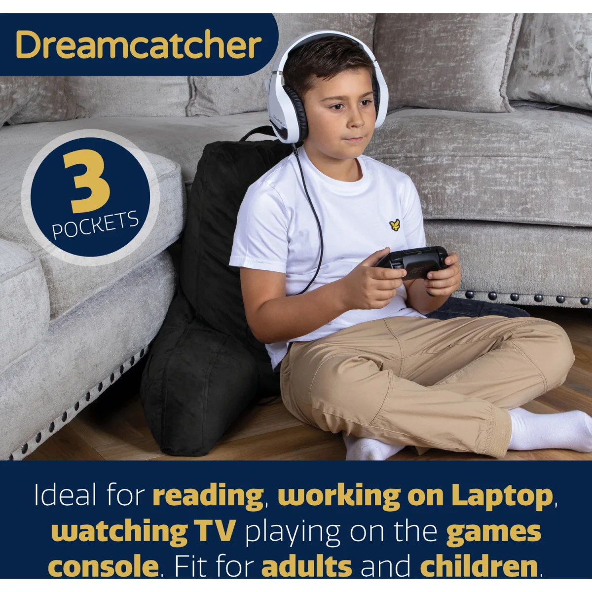 Reading Pillow - Black – image 4