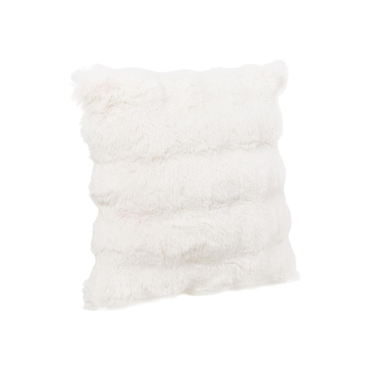 Textured Decorative Pillow Cover - White
