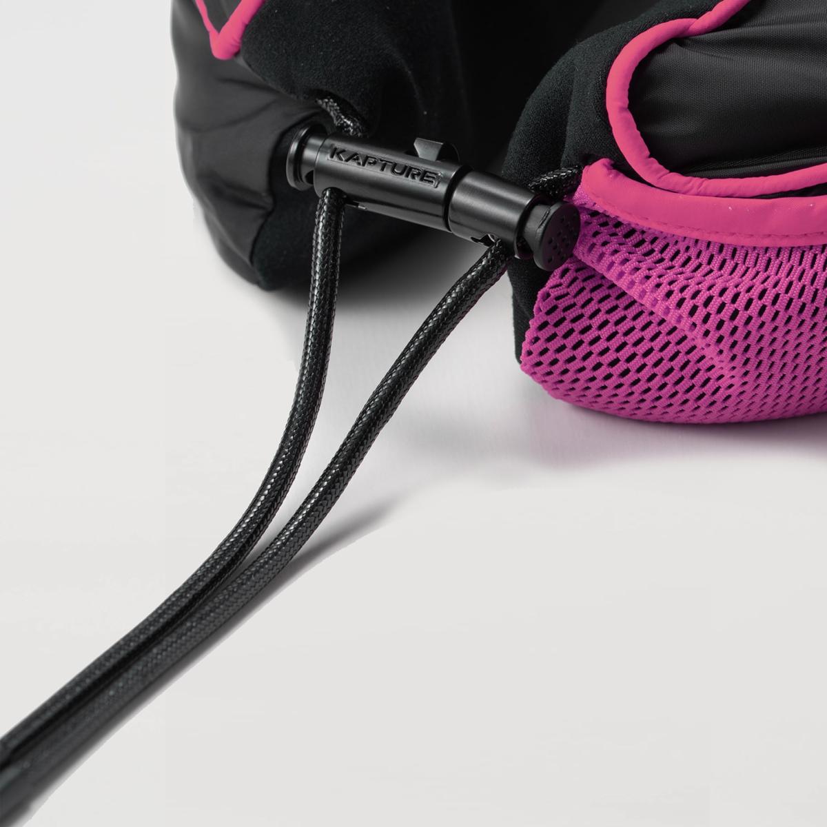 Black / Pink / Purple Room Travel Pillow Set - Shock Pink | One Size | Kapture – image 4
