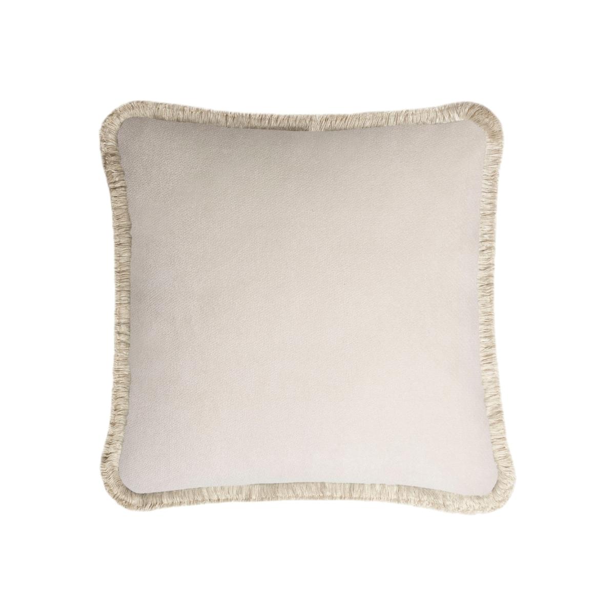 Dirty White Happy Pillow Lo Decor – image 1