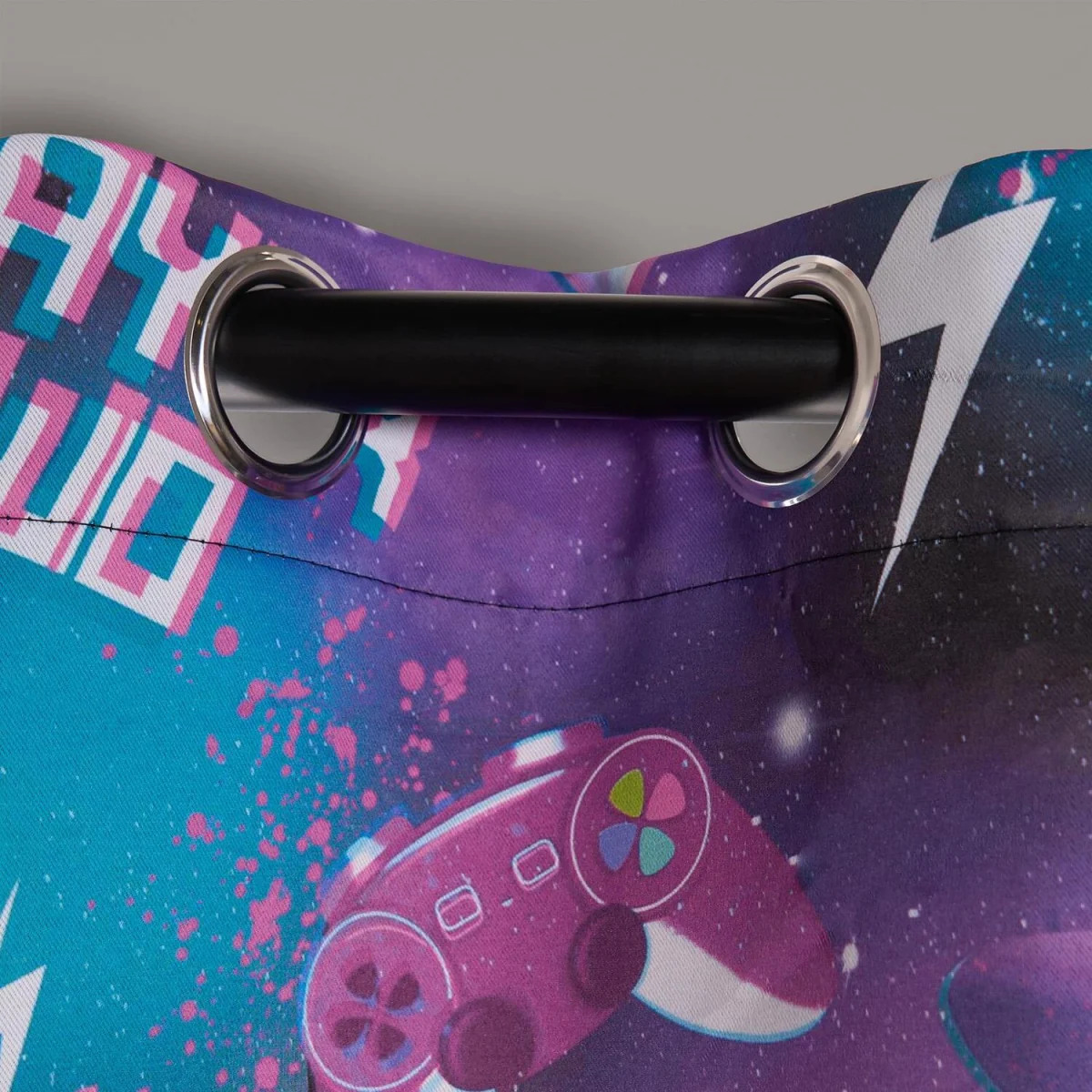 OHS Kids Gaming Eyelet Blackout Curtains - Neon / 137cm – image 5