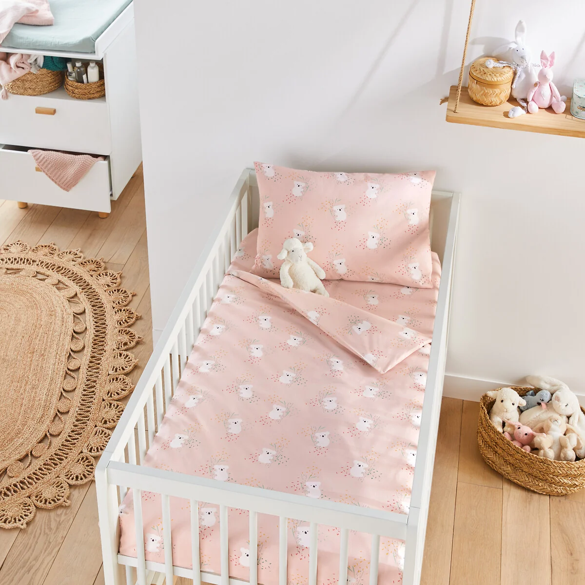 Louisa Koala Cotton Fitted Cot Sheet – image 2