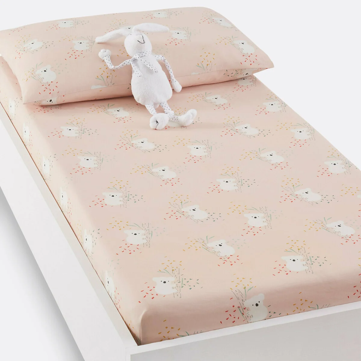Louisa Koala Cotton Fitted Cot Sheet – image 1