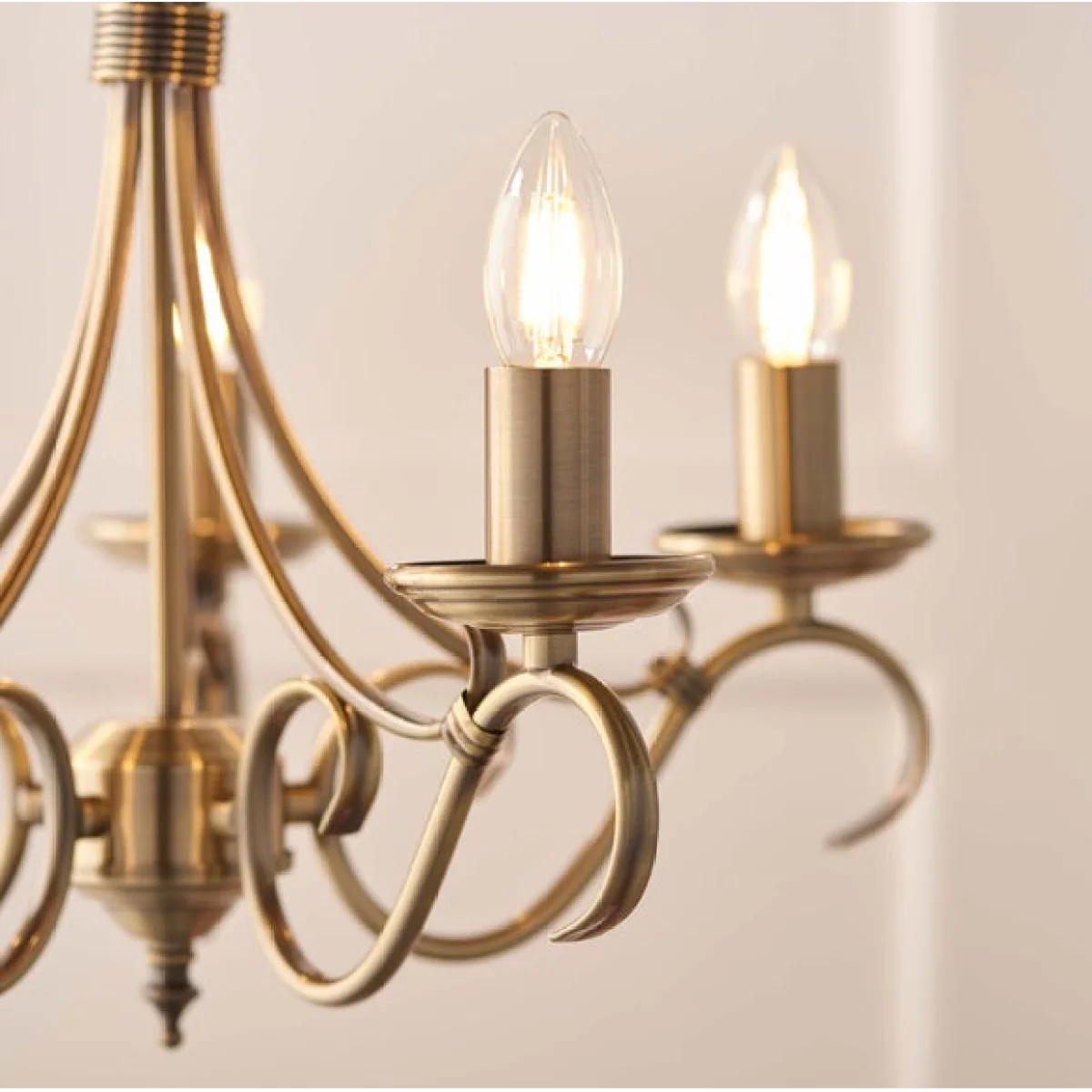 Return - Vogue Bernice Candelabra 5 Light Chandelier – image 6