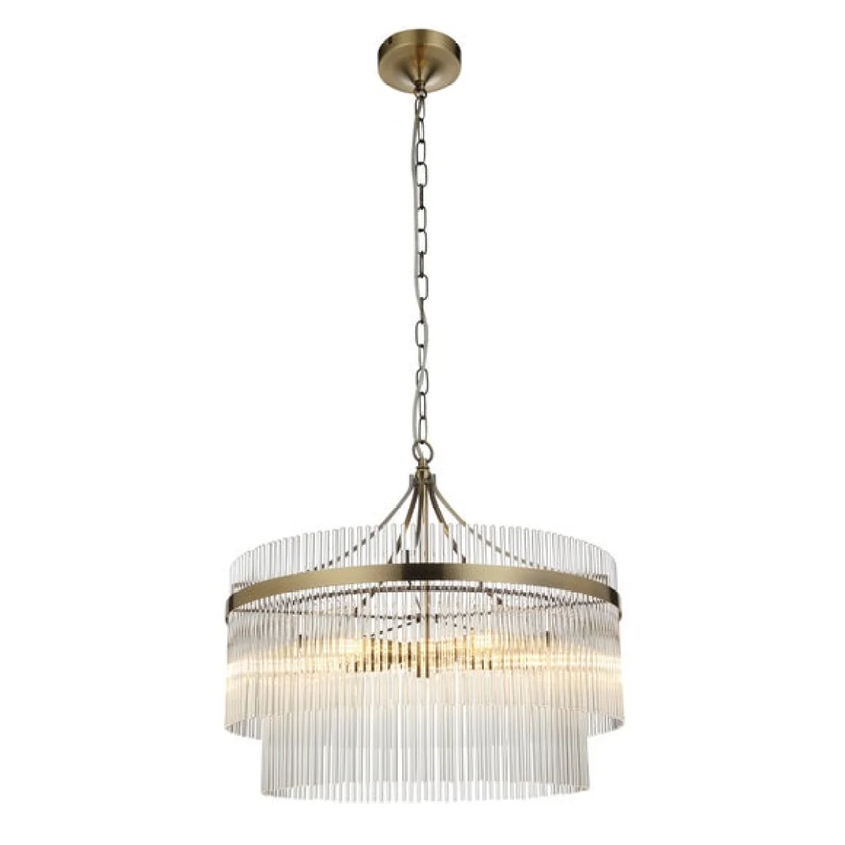 Return - Vogue Langdon 5 Light Chandelier, Brass – image 5