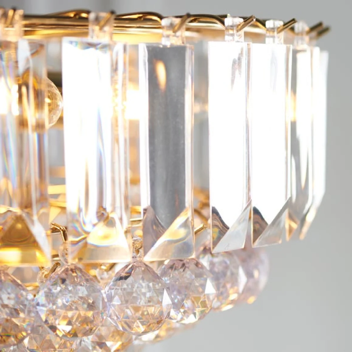 Return - Vogue Tioga 6 Light Chandelier, Brass – image 6