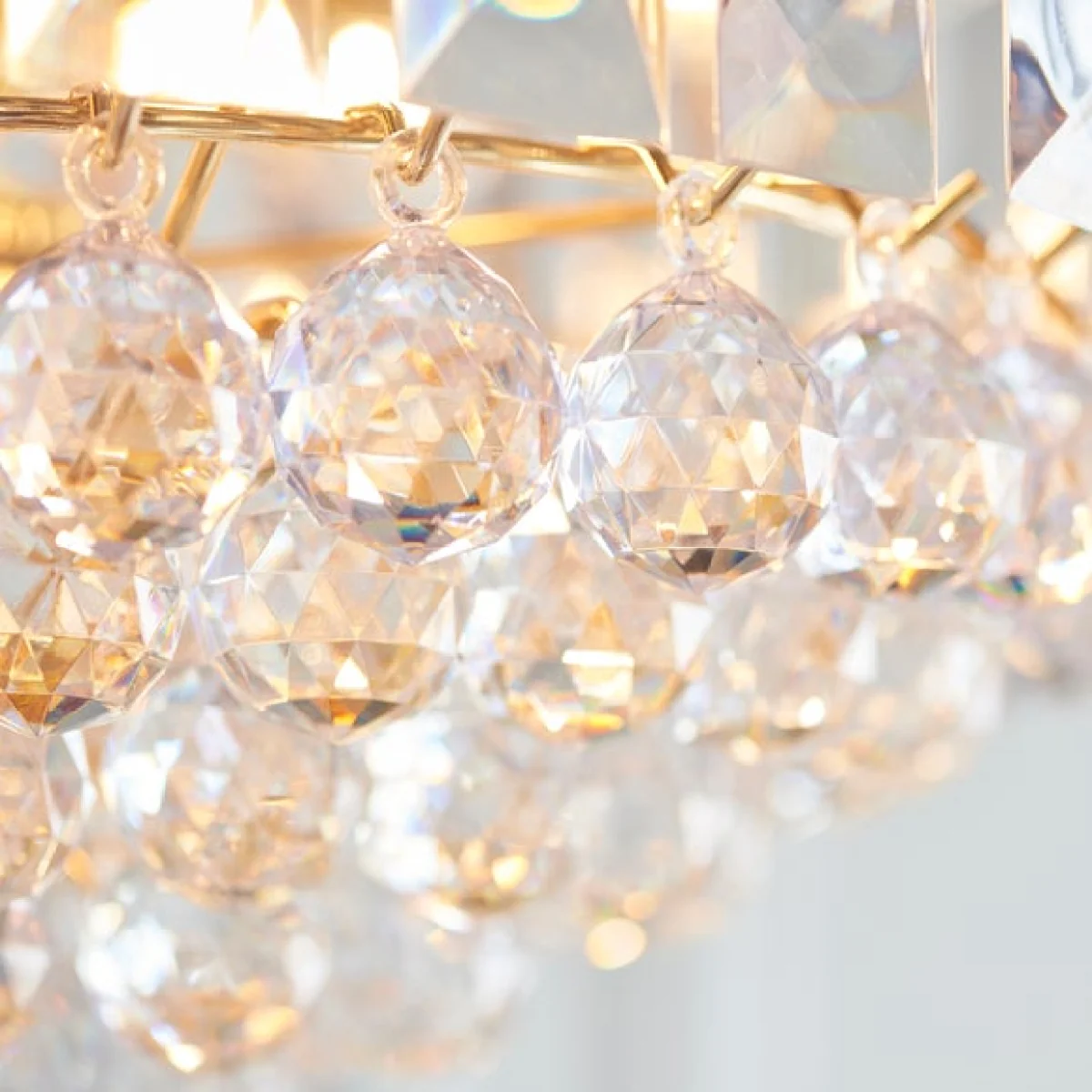 Return - Vogue Tioga 6 Light Chandelier, Brass – image 7