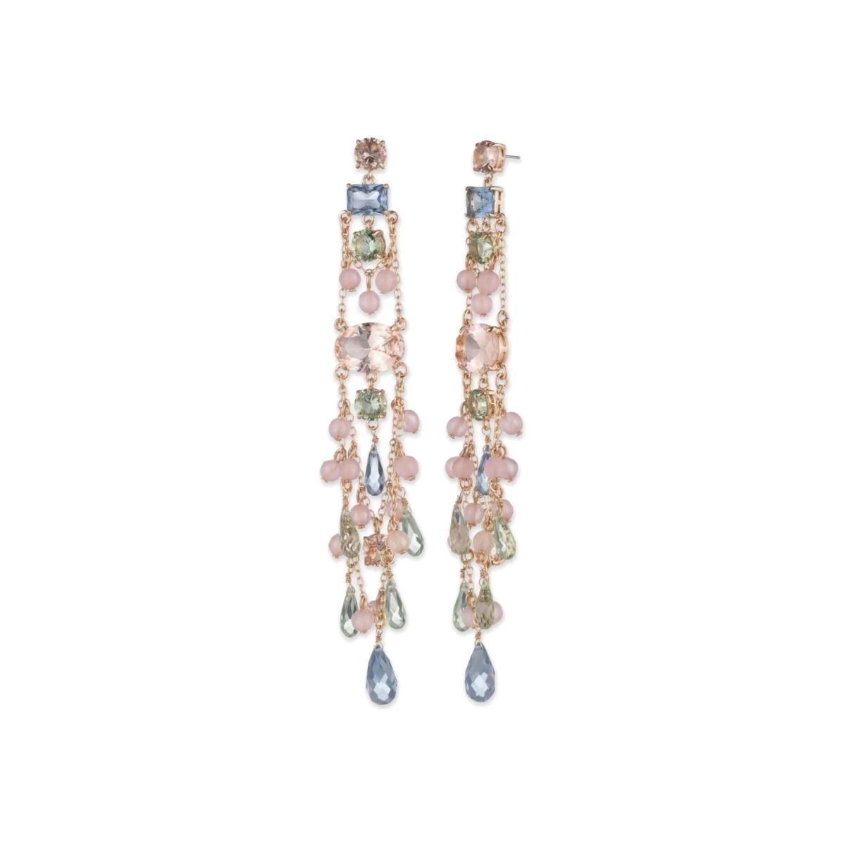 Ralph Lauren Mabel Chandelier Drop Earrings, Multi/Gold – image 1