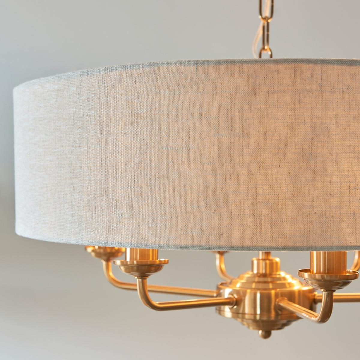 Highclere 6 Pendant - Vintage Brass – image 3