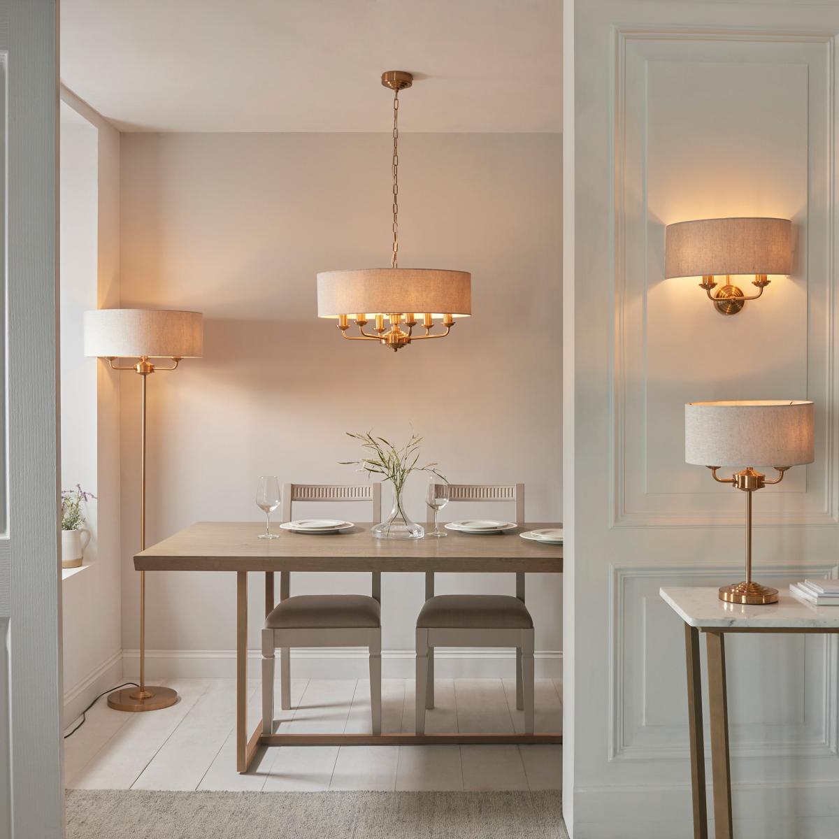 Highclere 6 Pendant - Vintage Brass – image 5