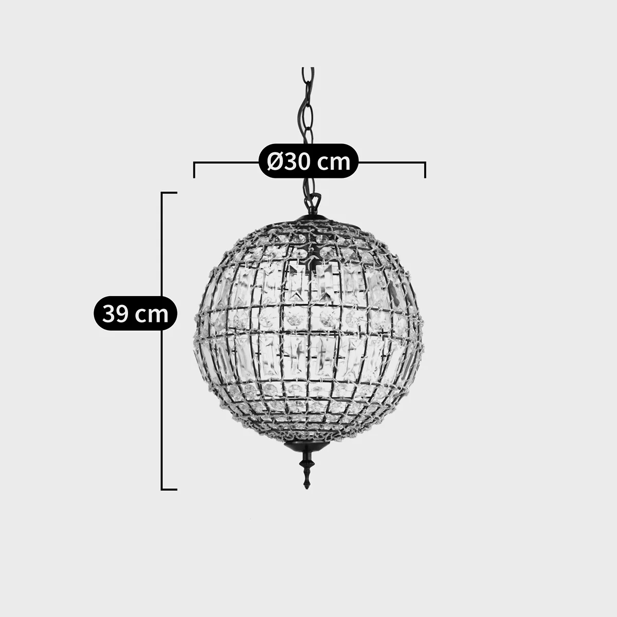 Haru 30cm Diameter Ball Chandelier – image 4