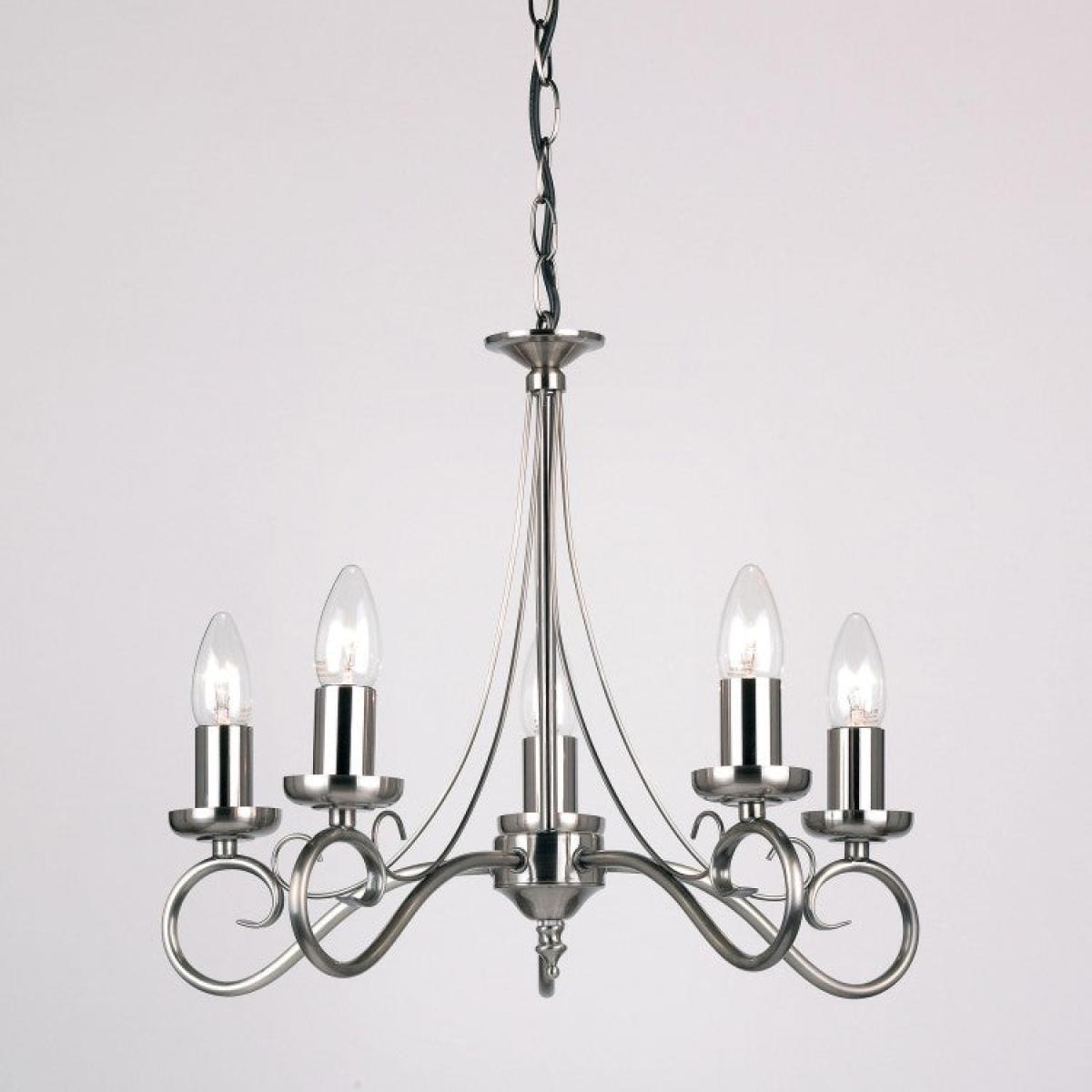 Gallery Direct Trafford Chandelier / Antique Brass – image 2