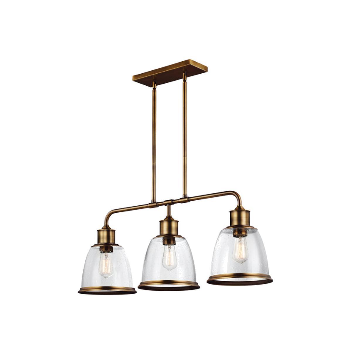 Elstead Hobson 3 Light Chandelier Aged Brass – image 1