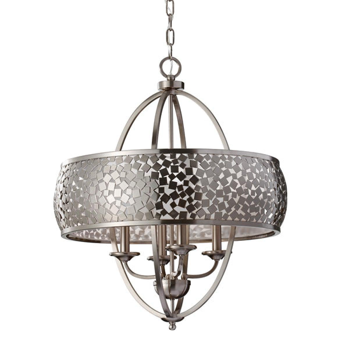 Elstead Zara 4 Light Chandelier Brushed Steel / Medium – image 3
