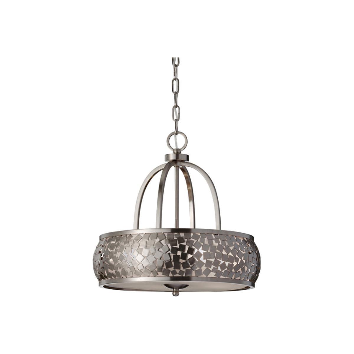 Elstead Zara 4 Light Chandelier Brushed Steel / Medium – image 1