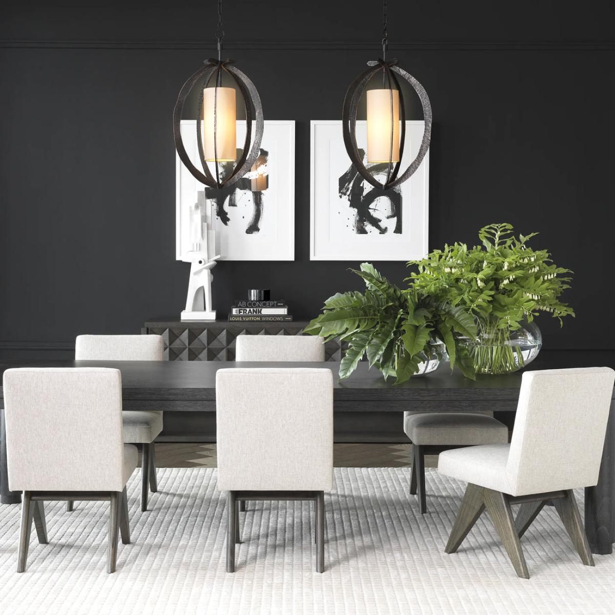 Eichholtz Luciano Chandelier in Hammered Bronze Highlight – image 2
