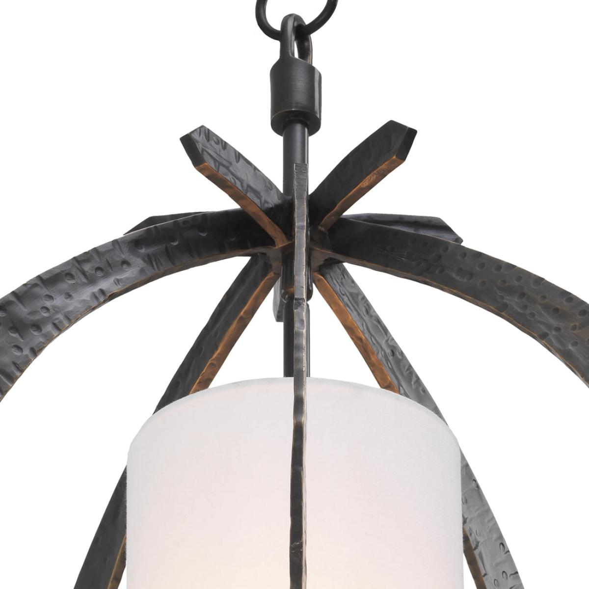 Eichholtz Luciano Chandelier in Hammered Bronze Highlight – image 4