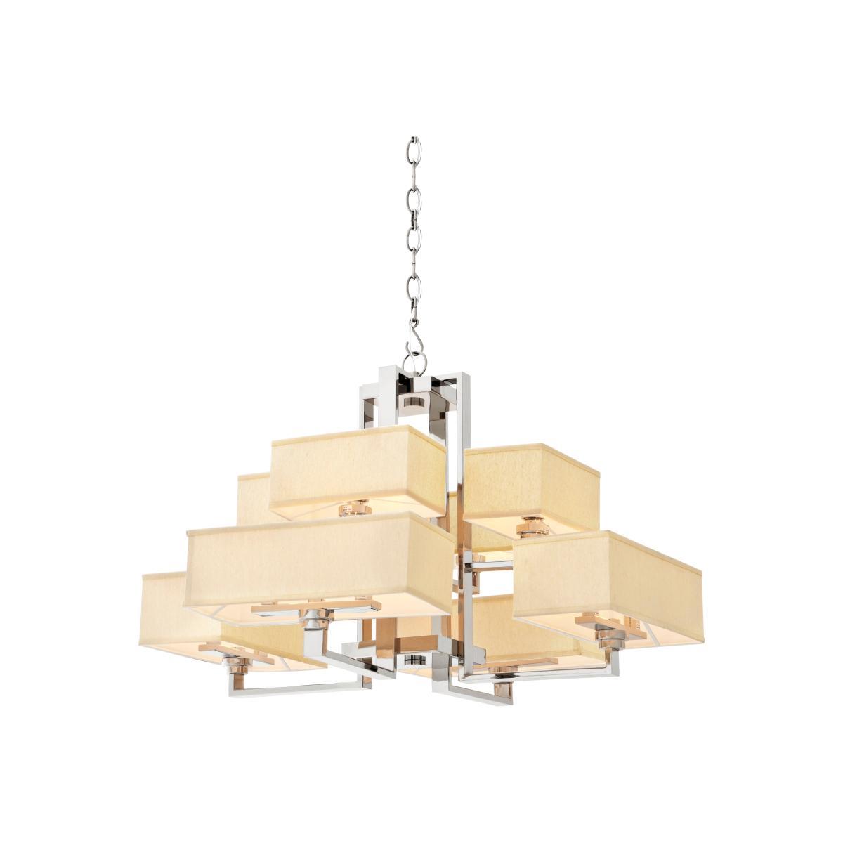 Eichholtz Furstenberg Chandelier Nickel Finish – image 1