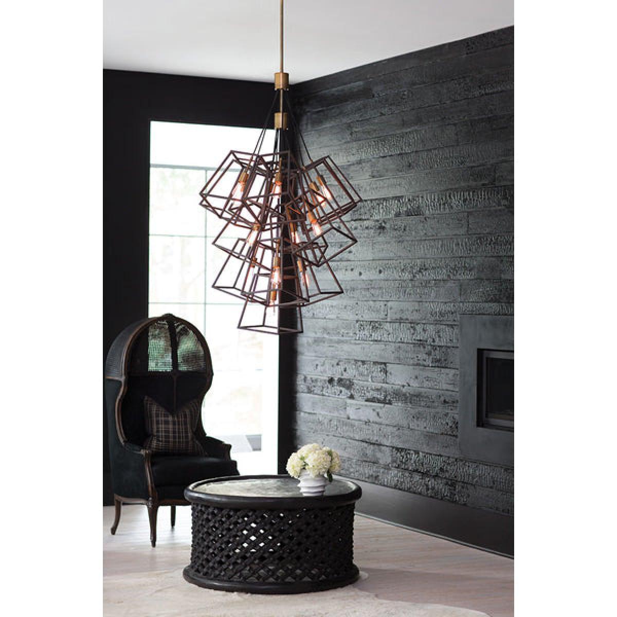 Elstead Fu Lighton 13 Light Chandelier Bronze – image 2