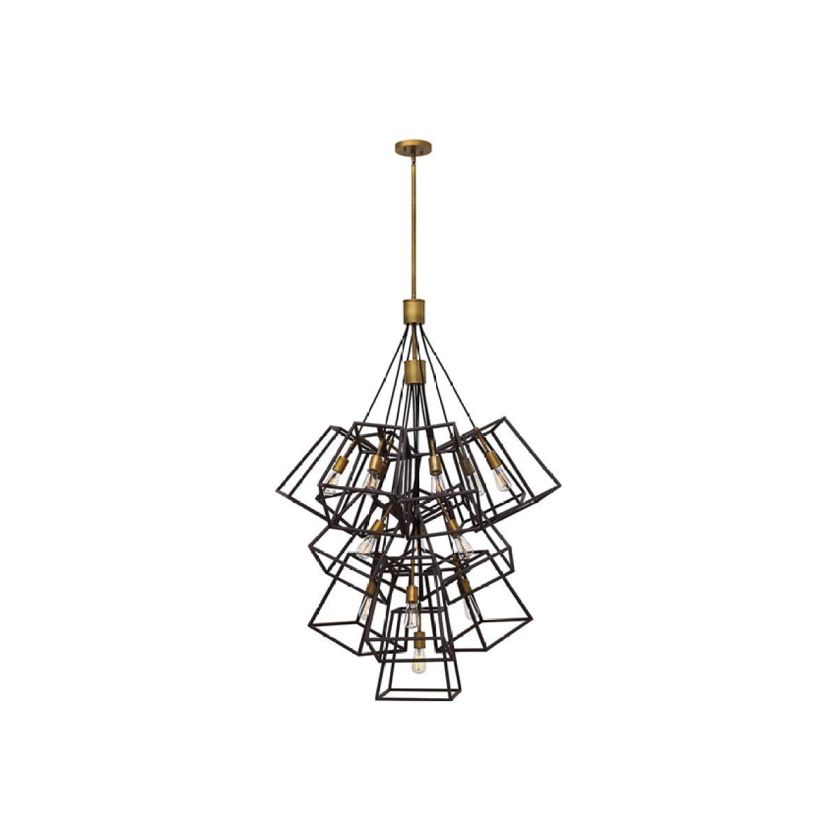 Elstead Fu Lighton 13 Light Chandelier Bronze – image 1