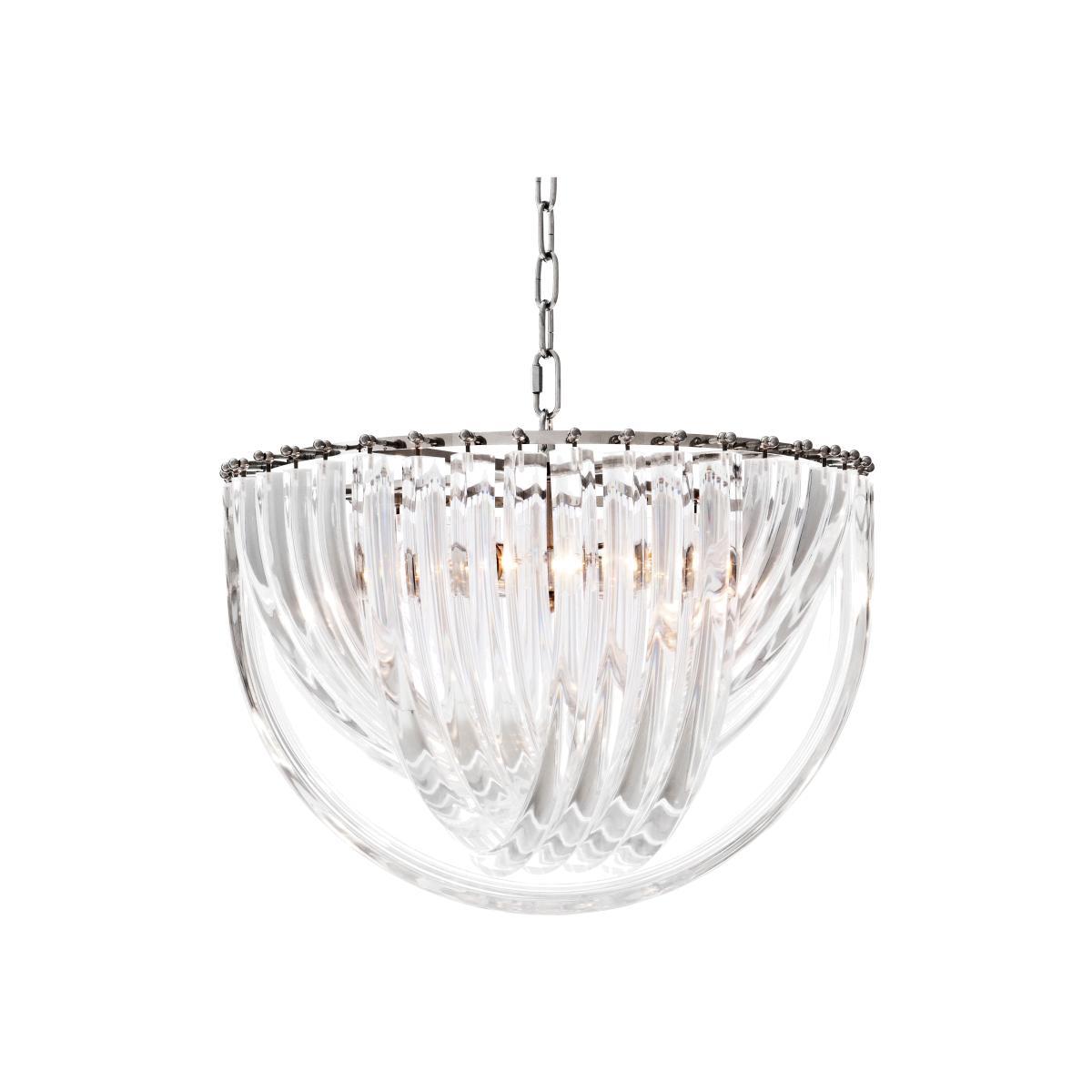 Eichholtz Murano Chandelier Nickel Finish – image 1