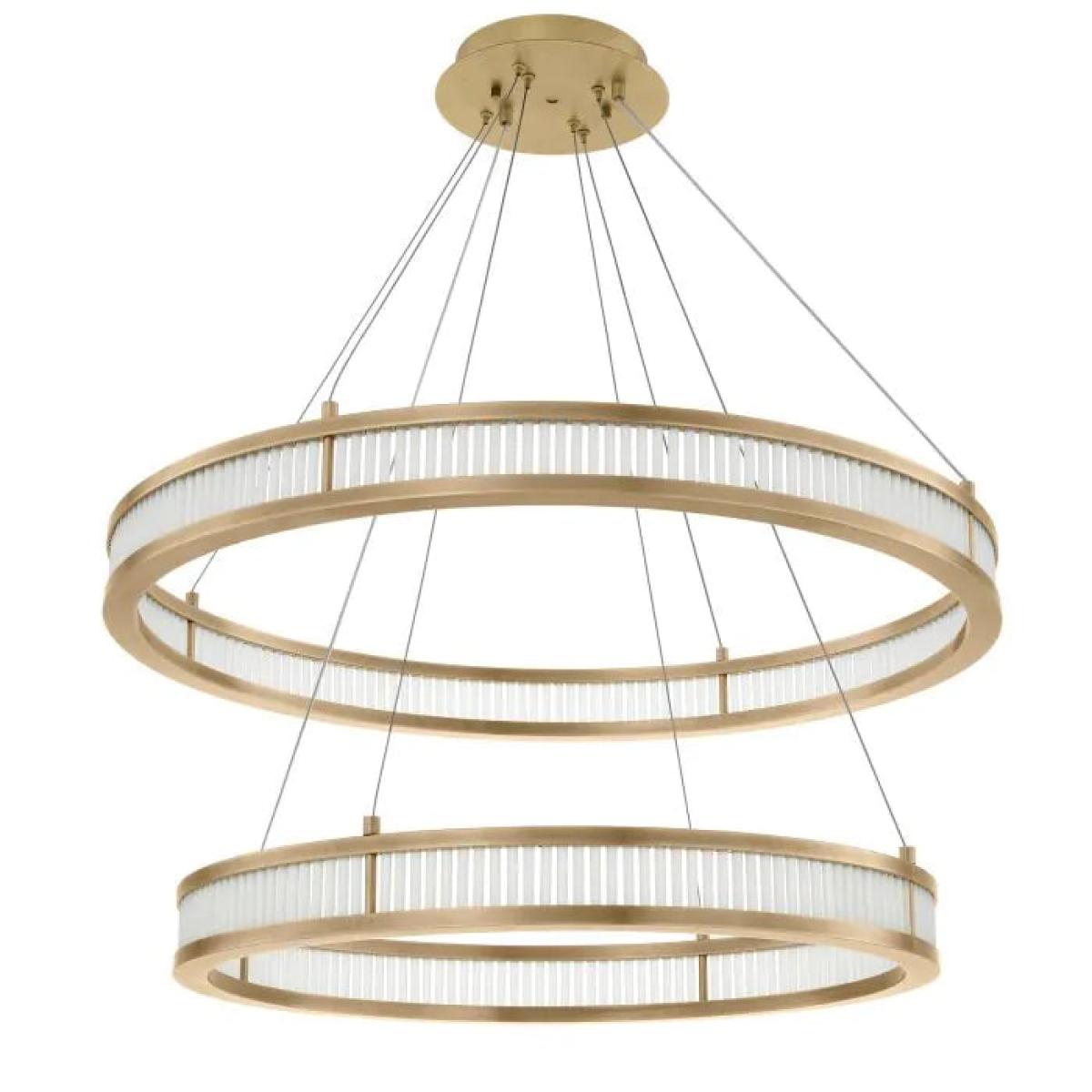 Eichholtz Damien Double Chandelier in Antique Brass Finish – image 2