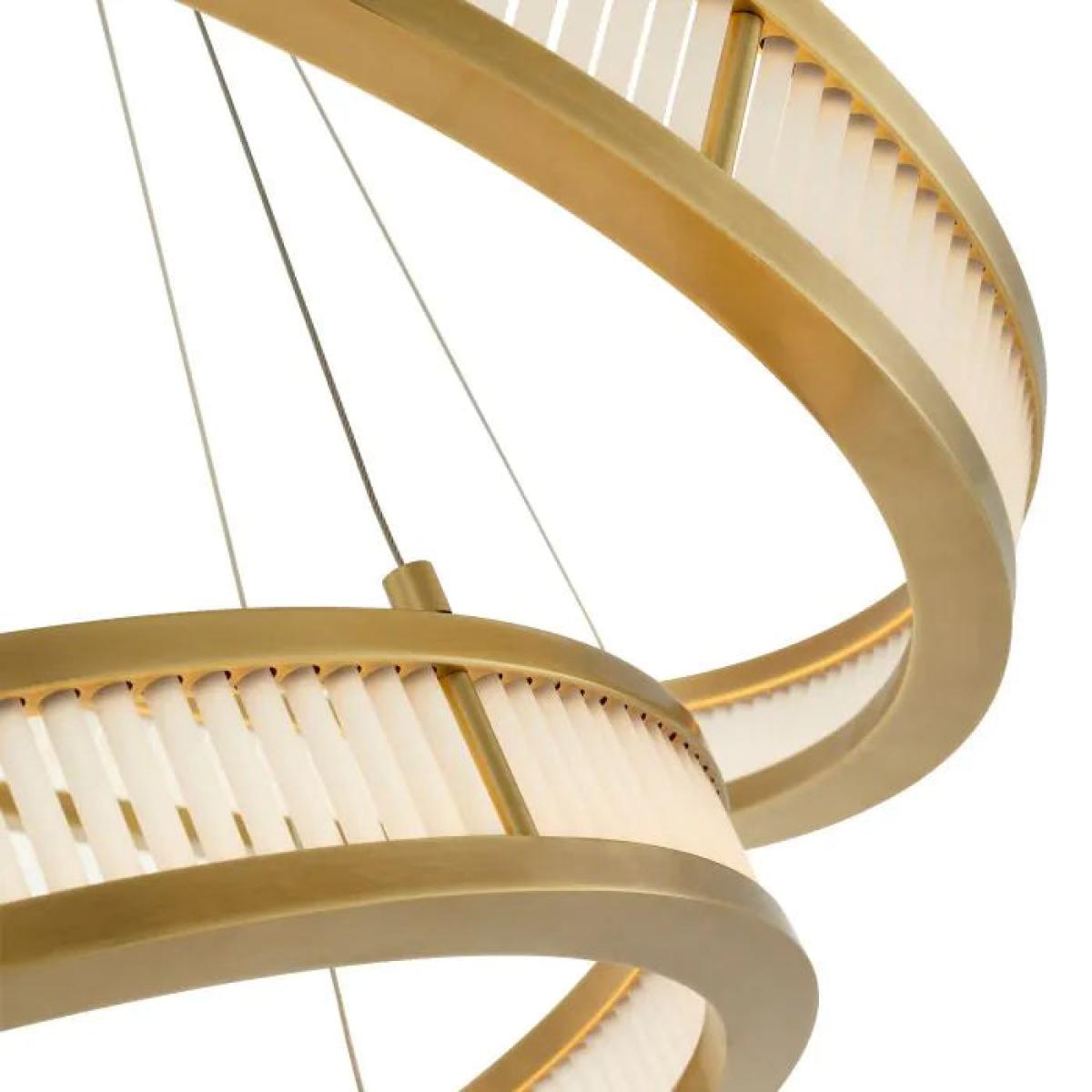 Eichholtz Damien Double Chandelier in Antique Brass Finish – image 4