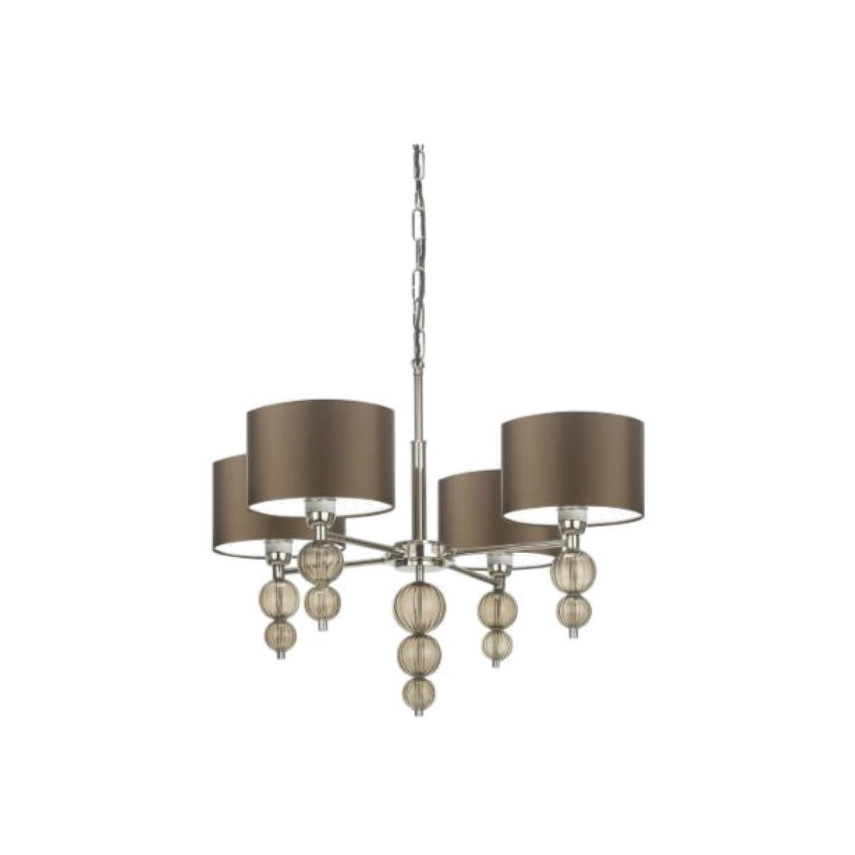 Heathfield and co Alette Nickel Smoke Chandelier