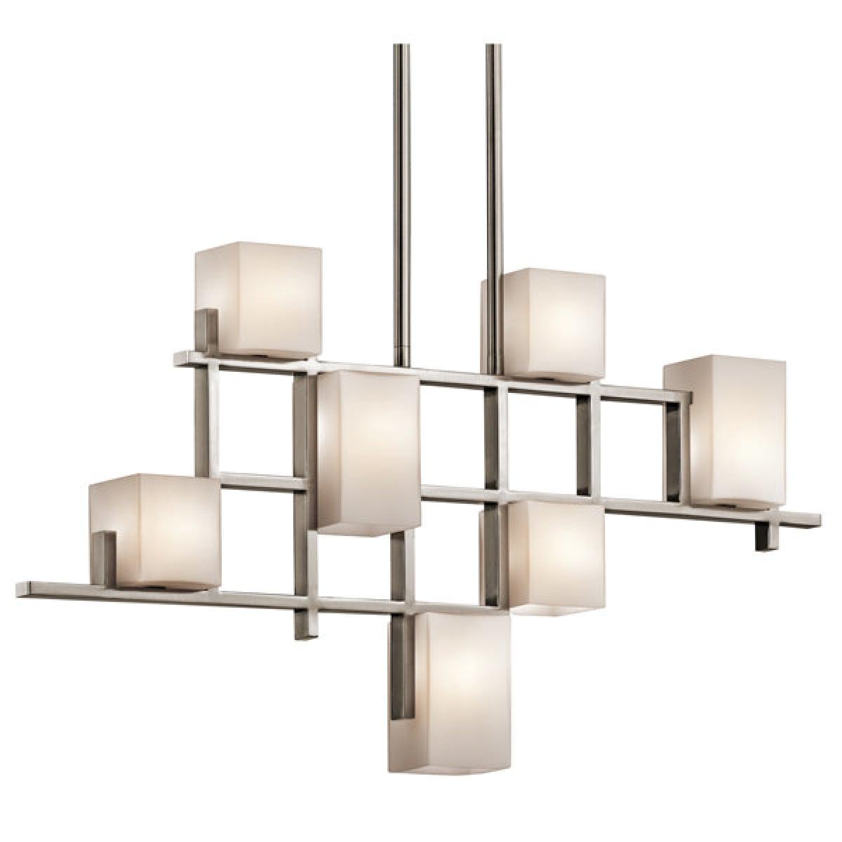 Elstead City Lights 7 Light Chandelier Classic Pewter / Small – image 3