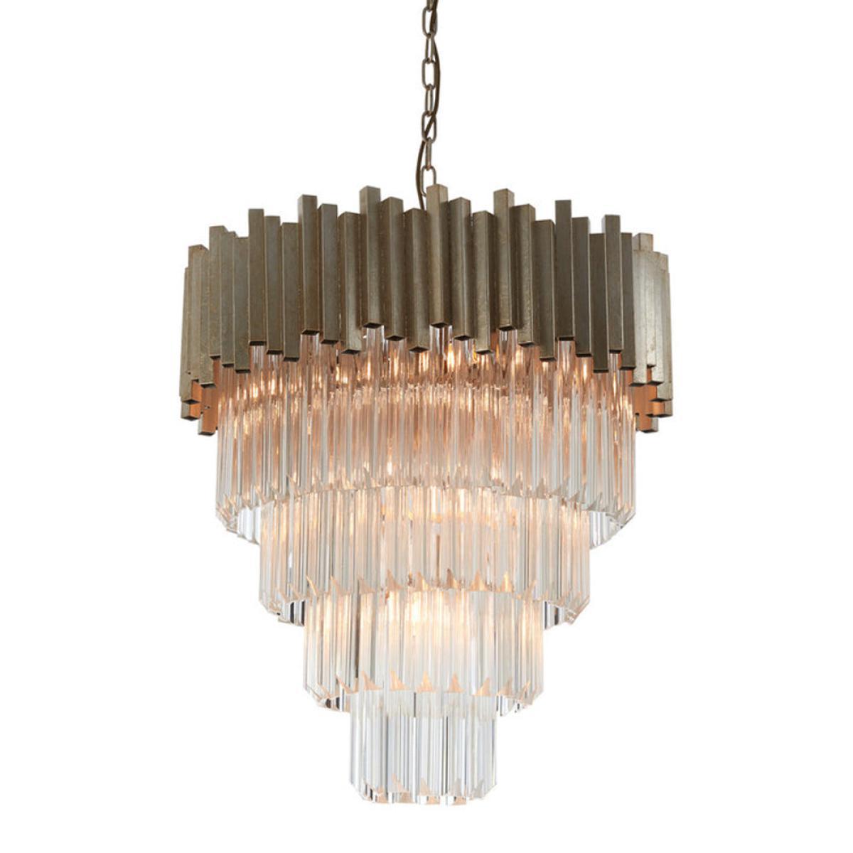 Olivia's Penny Silver Chandelier Large – image 3